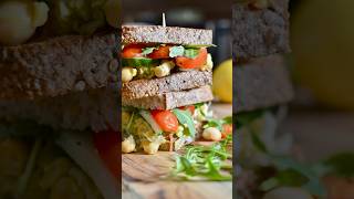 Chickpea Avocado Smash Sandwich  HighProtein amp Vegetarian [upl. by Fang366]