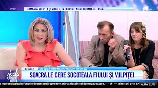 Vulpița Viorel și soacra întâlnire cu scântei quotVam adus copila la Bucureștiquot [upl. by Azmah]