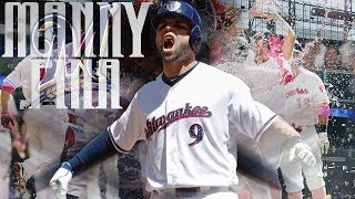 Manny Piña  2017 Brewers Highlights ᴴᴰ [upl. by Eniger121]