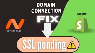 FIX SSL PENDING ERROR ON YOUR SHOPIFY STORE [upl. by Gnah]