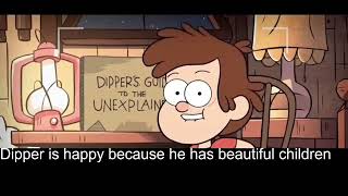 Dipper and Pacifica love story gravityfalls love [upl. by Theran936]