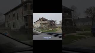 Driving on the rougher side of Southwest Detroit down a block of occupied homes [upl. by Priscilla971]