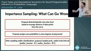 Trace Types and Denotational Semantics for Sound Programmable Inference in Probabilistic Languages [upl. by Britta590]