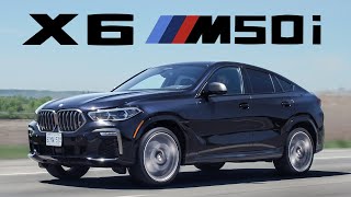 2020 BMW X6 M50i Review  UGLY and FAST [upl. by Esaele]