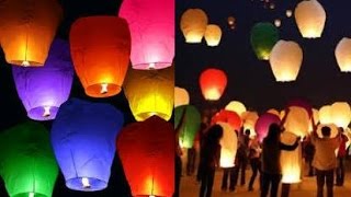 Cara Membuat Lampion Yang Bisa Terbang [upl. by Notirb]