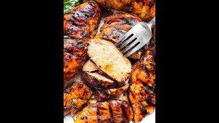 How to make the BEST balsamic marinated chicken chickenrecipe grilling chickendinner [upl. by Eisen]