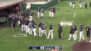 Georgetown Baseball vs Xavier [upl. by Sadoff811]