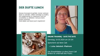 YL Business Konzepte Webinar 4 Dufter Lunch [upl. by Llennaj]