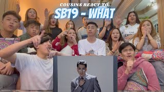 COUSINS REACT TO SB19 What Official MV [upl. by Astrea339]