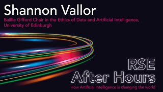 RSE After Hours  Shannon Vallor on the Ethics of AI [upl. by Lange]