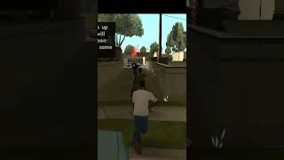 gta gaming gtasanandreas easy mission tutorial ballas gang attack on grove street shorts [upl. by Aiello]