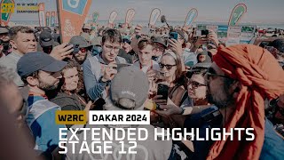 Extended Highlights Stage 12  Dakar2024  W2RC [upl. by Eidnew]