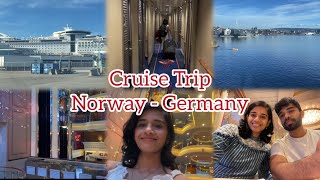 Weekend Trip from Norway to Germany in a Cruise  Day 1 Malayalam Vlog 🚢 🍕 [upl. by Repooc]