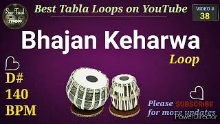 Bhajan Keherwa Taal Loop 140 BPM [upl. by Anilemrac]