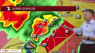 Confirmed tornado touches down in Western New York [upl. by Yelyah904]