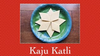 Kaju Katli Recipe  काजू कतली  Cashew Bars  How to make Kaju Katali at home [upl. by Prunella]