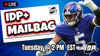 IDP Offseason Mailbag Show  Justin Frye Analysis [upl. by Nitsuj]