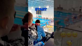 Swimmer Disqualified After Whistle Causes Early Start😲 [upl. by Vey]