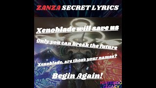 Zanza The Divine Lyrics  Xenoblade Chronicles [upl. by Mulvihill295]