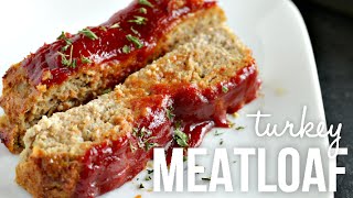 Easy and Quick Turkey Meatloaf Homemade Moist Meatloaf Recipe [upl. by Rivalee]