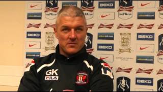 Graham Kavanagh ahead of the Brentford FA Cup game  5 December 2013 [upl. by Drofniw]