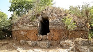 Necropolis of Banditaccia Cerveteri Roma Lazio Italy Europe [upl. by Nytsud]