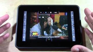 SlingPlayer Slingbox on the Kindle Fire HD​​​  H2TechVideos​​​ [upl. by Idolla632]