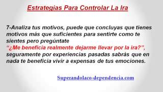 Como Controlar La Ira 9 Estrategias [upl. by Siraval]