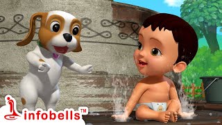 Cheriya Chitti Kulichu  Kids Bath time Fun  Malayalam Cartoons  Infobells [upl. by Haroppiz]