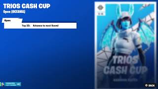 FORTNITE Trios cash cup [upl. by Kalvin]