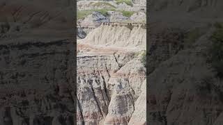 Hiking off trail in badlands nationalpark wildlife nature travel [upl. by Kletter]