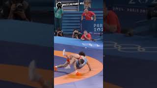 NASTY METZGER wrestling olympics2024 olympics [upl. by Kramnhoj105]