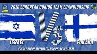 Israel vs Finland  Day 3  2018 European Jnr Team C’ships [upl. by Tarton]