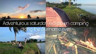 CAMPING AND FISHING ALONG THE SURINAME RIVERNieuwAmsterdam 🎣🏕 [upl. by Munt]