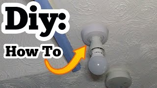 How To Change Ceiling Light Bulb Holder [upl. by Yelyac]