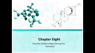 Chem 110 Chapter 8 الكيمياء للسنة التحضيرية ك110 الفصل الثامن [upl. by Carlo]