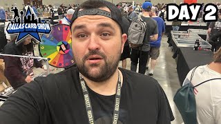 SPENDING 10000 in 24 Hours At Dallas Card Show 🔥 [upl. by Anayad]