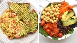 LO QUE COMO EN UN DÍA VEGANO  RECETAS FÁCILES Y RÁPIDAS [upl. by Noelopan]