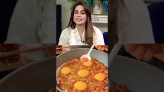 😮Sadia Imam ne banai mhmaan k liye Andy Ki recipehow to make egg recipe shorts youtubeshorts [upl. by Debee]