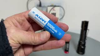 Test Xtar Akku mit 5000 mAh Kapazität und 25 A Strombelastung [upl. by Shulamith]