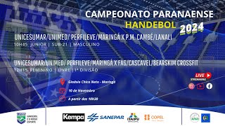 O VIVO E COM IMAGENS  CAMPEONATO PARANAENSE DE HANDEBOL  TEMPORADA 2024 [upl. by Weinman598]