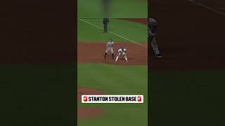 Giancarlo Stantons first SB since Aug 3 2020 Postseason [upl. by Chloris162]