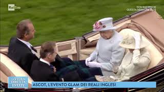 Cosè il Royal Ascot levento glam dei reali inglesi  La Vita in Diretta Estate 21062018 [upl. by Eleik]