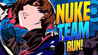 PERSONA 5 PHANTOM X LEVEL 40 NUKE TEAM TRIAL OF THORNS CLEAR [upl. by Joanie]