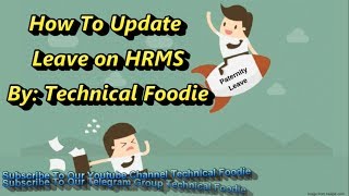 How To Add Leave Data on HRMS EHRMS Portal Part1 Only Leave Add Option Explain [upl. by Neslund917]