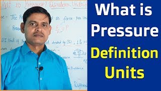 What is Pressure  Pressure definition in Instrumentation and units in Hindi [upl. by Seek]