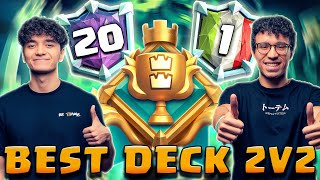 TOP 20 MONDIALE nella LADDER 2V2 I DECK PIÙ FORTI IN ASSOLUTO  Clash Royale ITA [upl. by Yelrebmik]