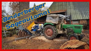 Binderberger Wippsäge mit Förderband WS 700 FB Z  Deutz 5006 [upl. by Harad]