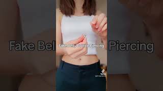 Tutorial How To Fake A Belly Button Piercing Tried And True [upl. by Aicertal96]