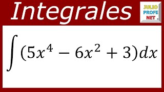 INTEGRALES DIRECTAS  Ejercicio 1 [upl. by Anerbas354]